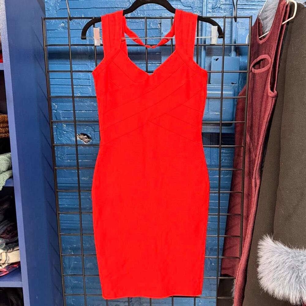 Y2k herve leger inspired red